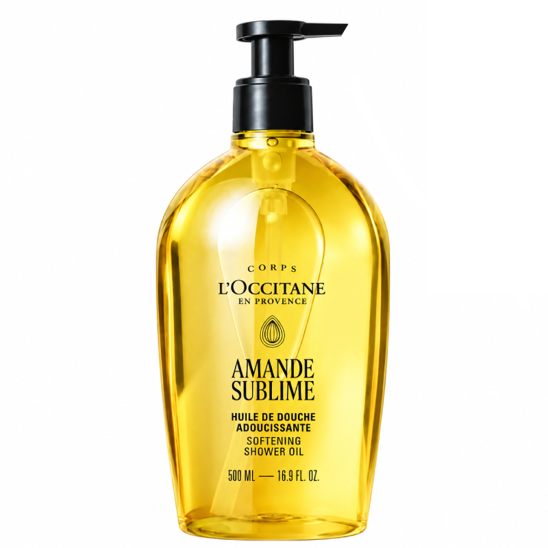 L'Occitane Amande Huile De Douche Shower Oil 500ml แพ็คเกจใหม่!!